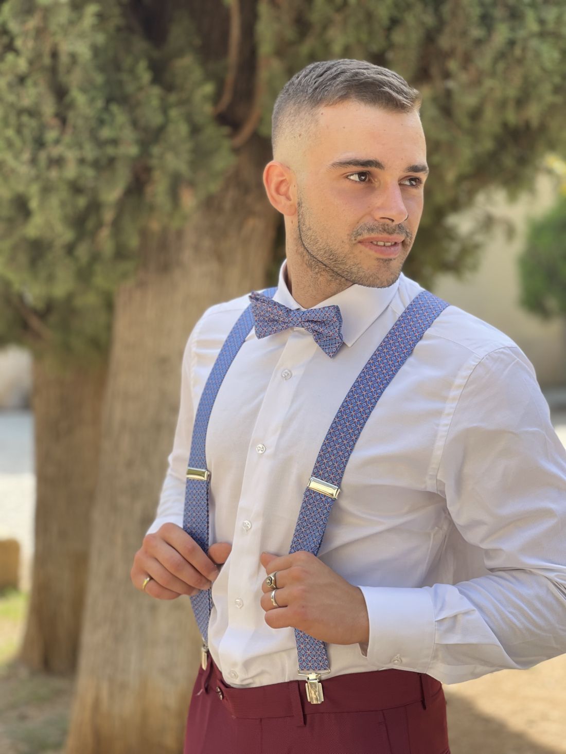 Conjunto tirantes y pajarita