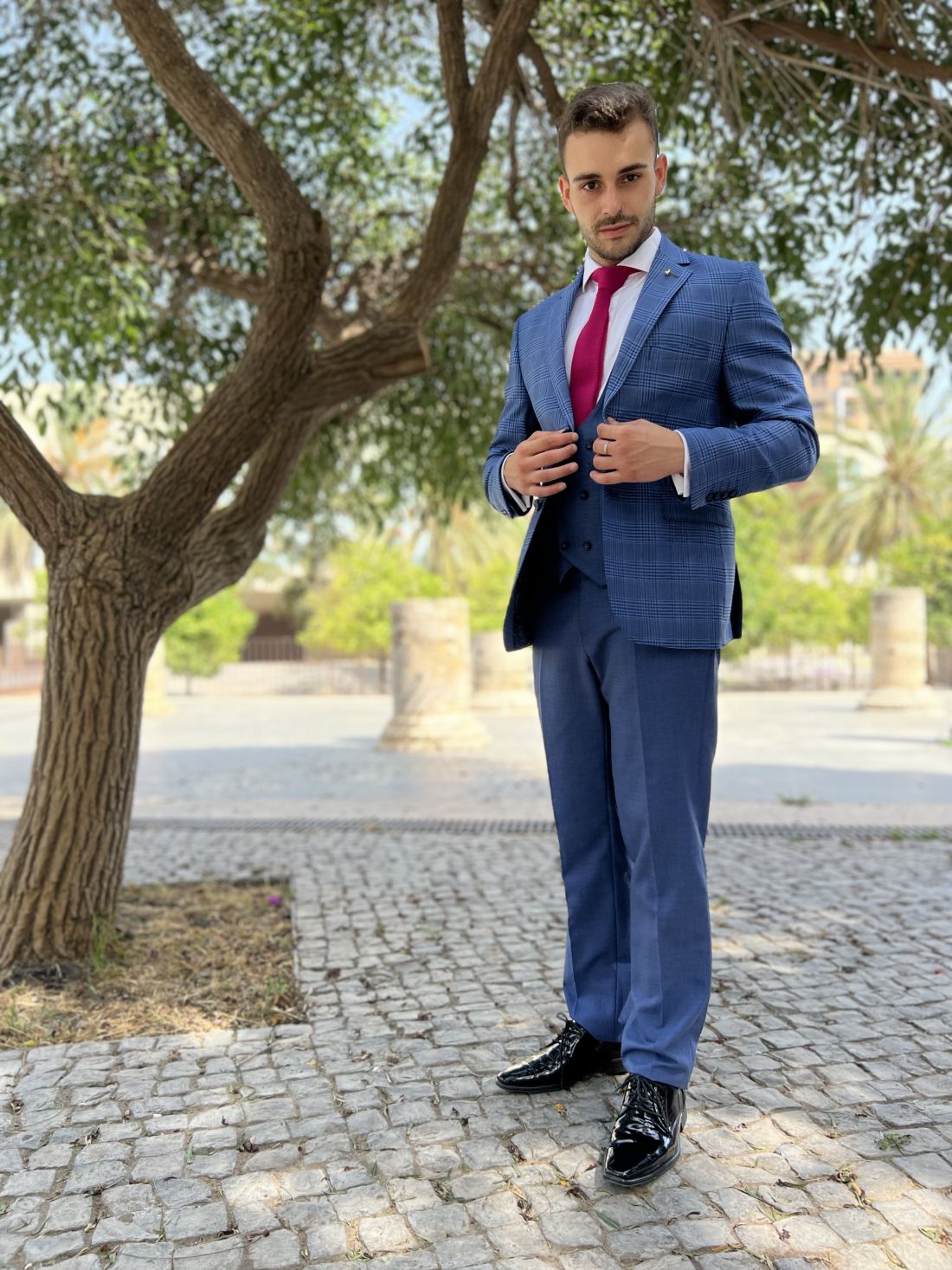 Traje azul hombre Garrido