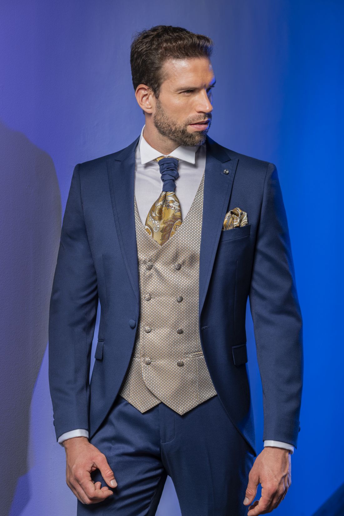 Giovanni Ricci Ceremonia 2025   Traje azul