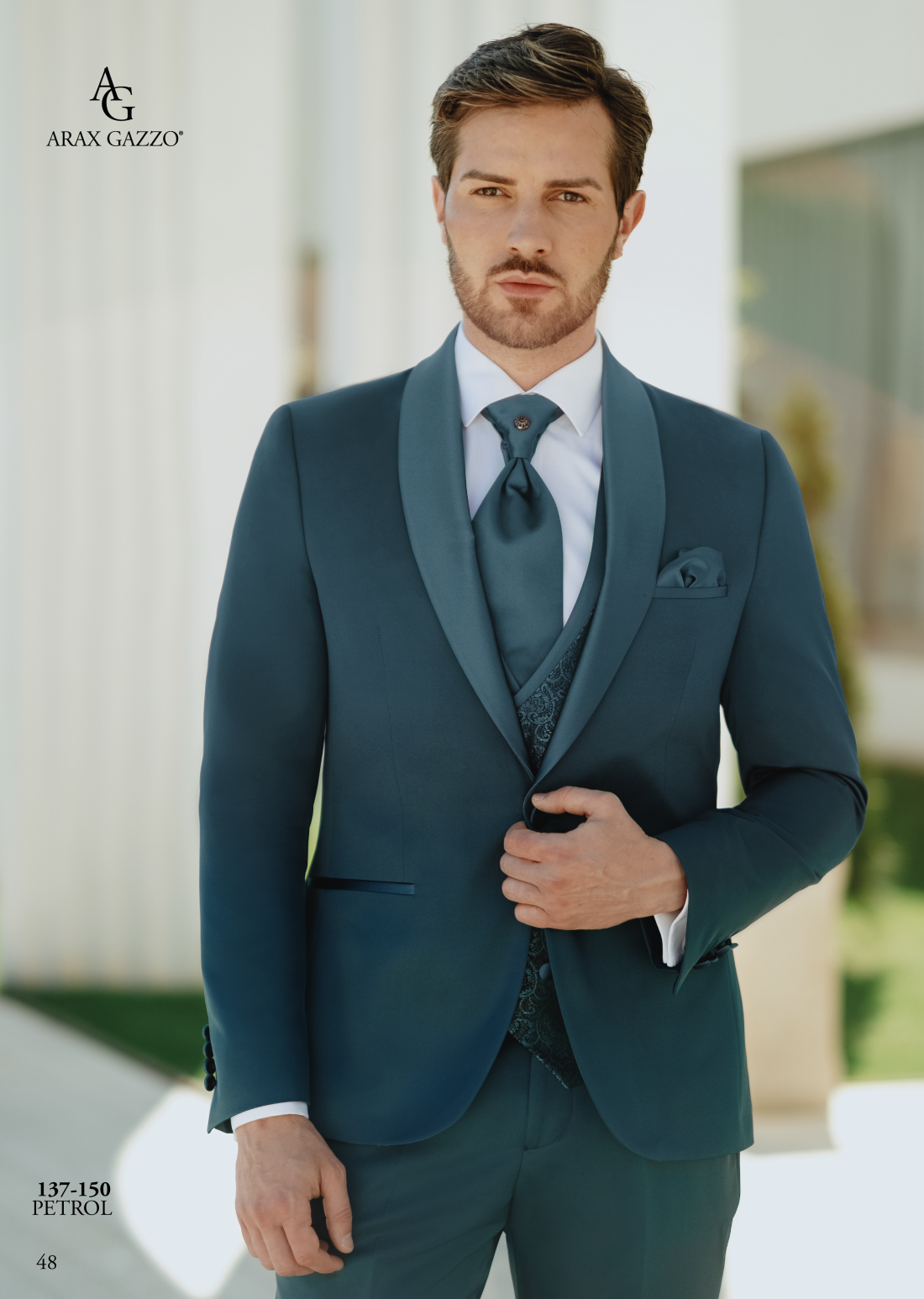 Traje completo con chaleco en valencia