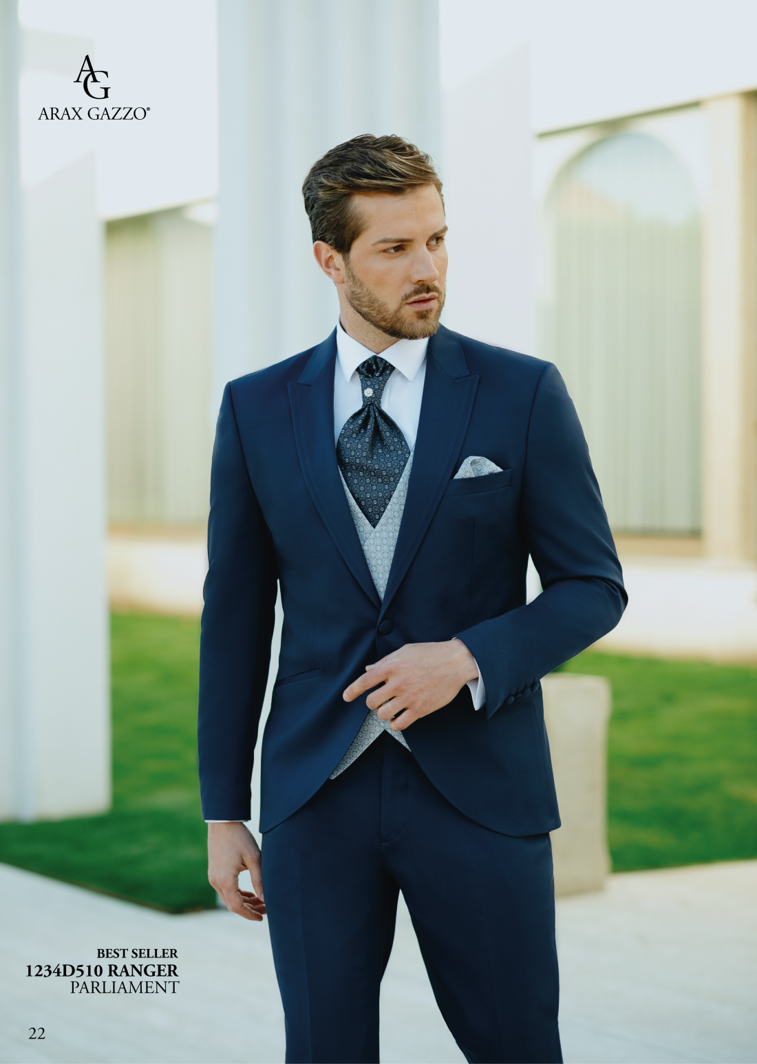 Traje azul marino novio o padrino