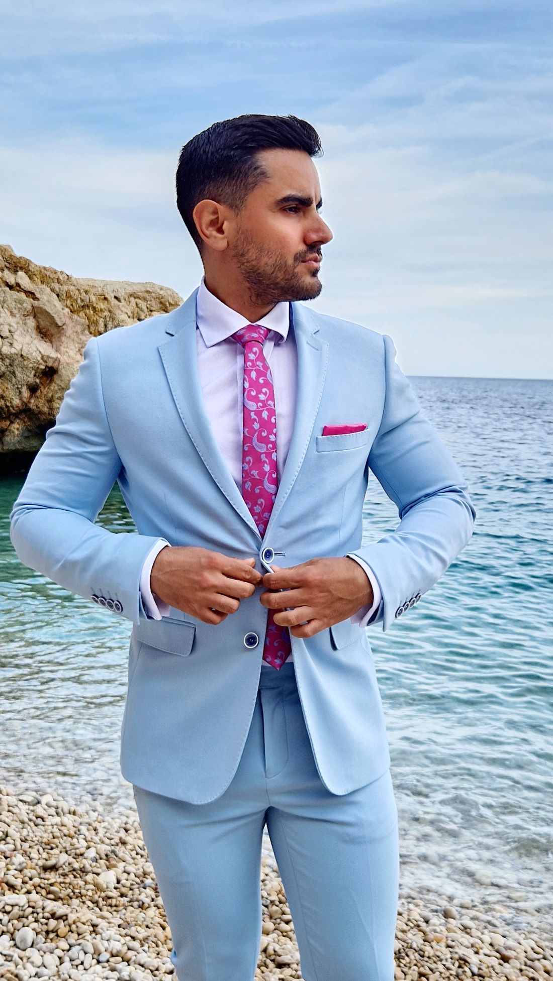 Traje de verano para hombre