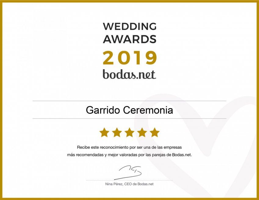 WEDDING AWARDS 2019