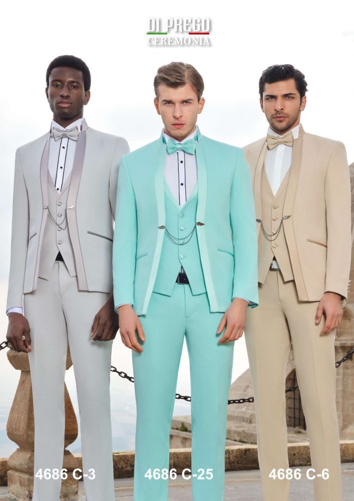 Traje cuello mao  Di prego