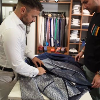 Elección de traje de novio o padrino