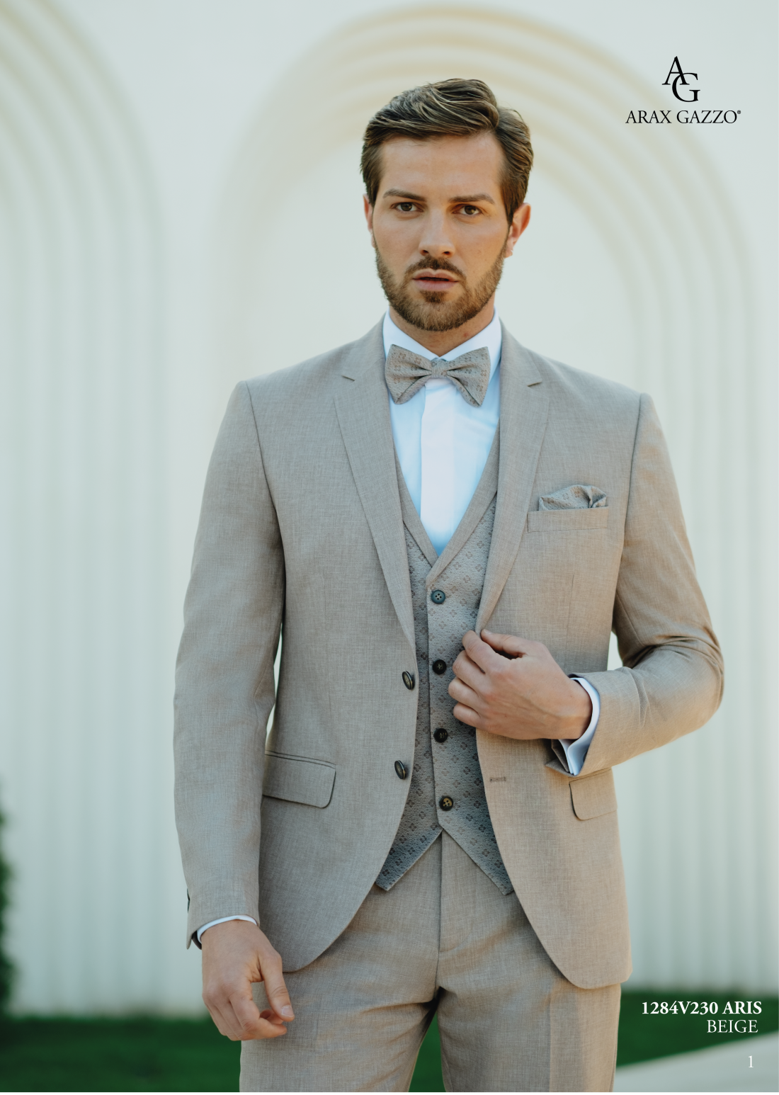 Traje completo con chaleco a juego