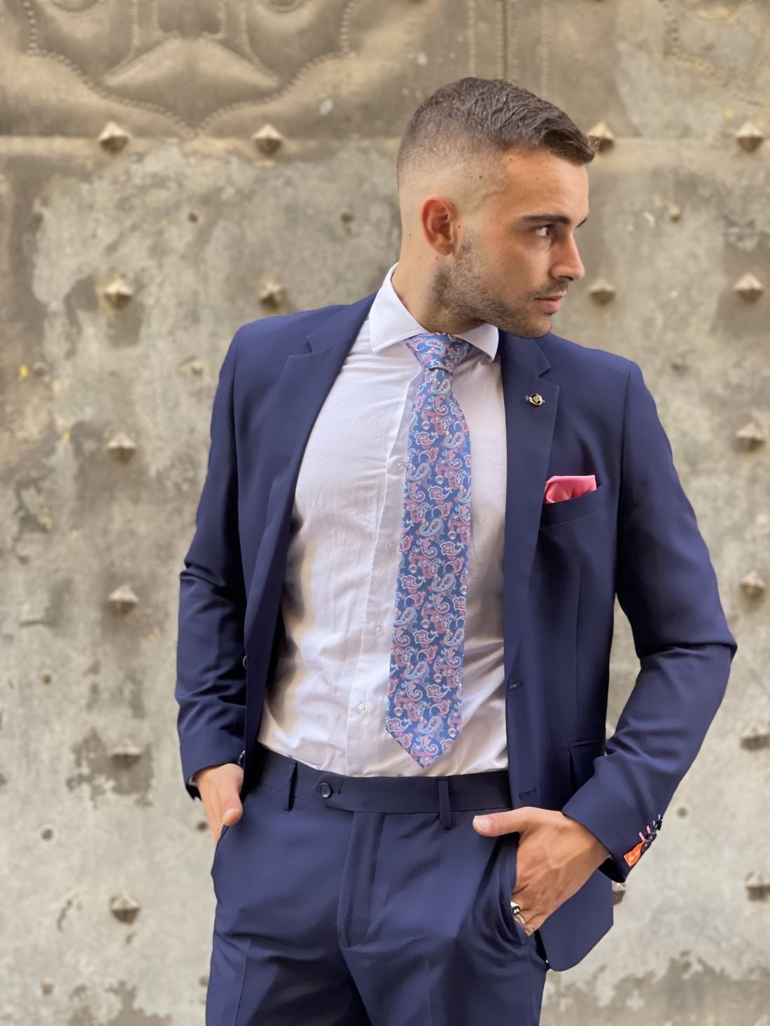 Traje azul hombre Garrido